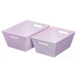Hamper Trays Baby Girl, set of 2 GBA996